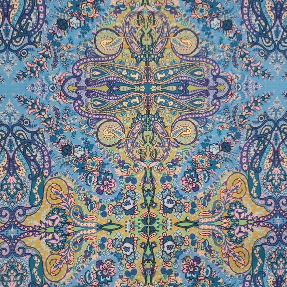 💙Alan Flusser💙 - Blue/Multi Paisley L/S Button Down - Picture 4 of 13